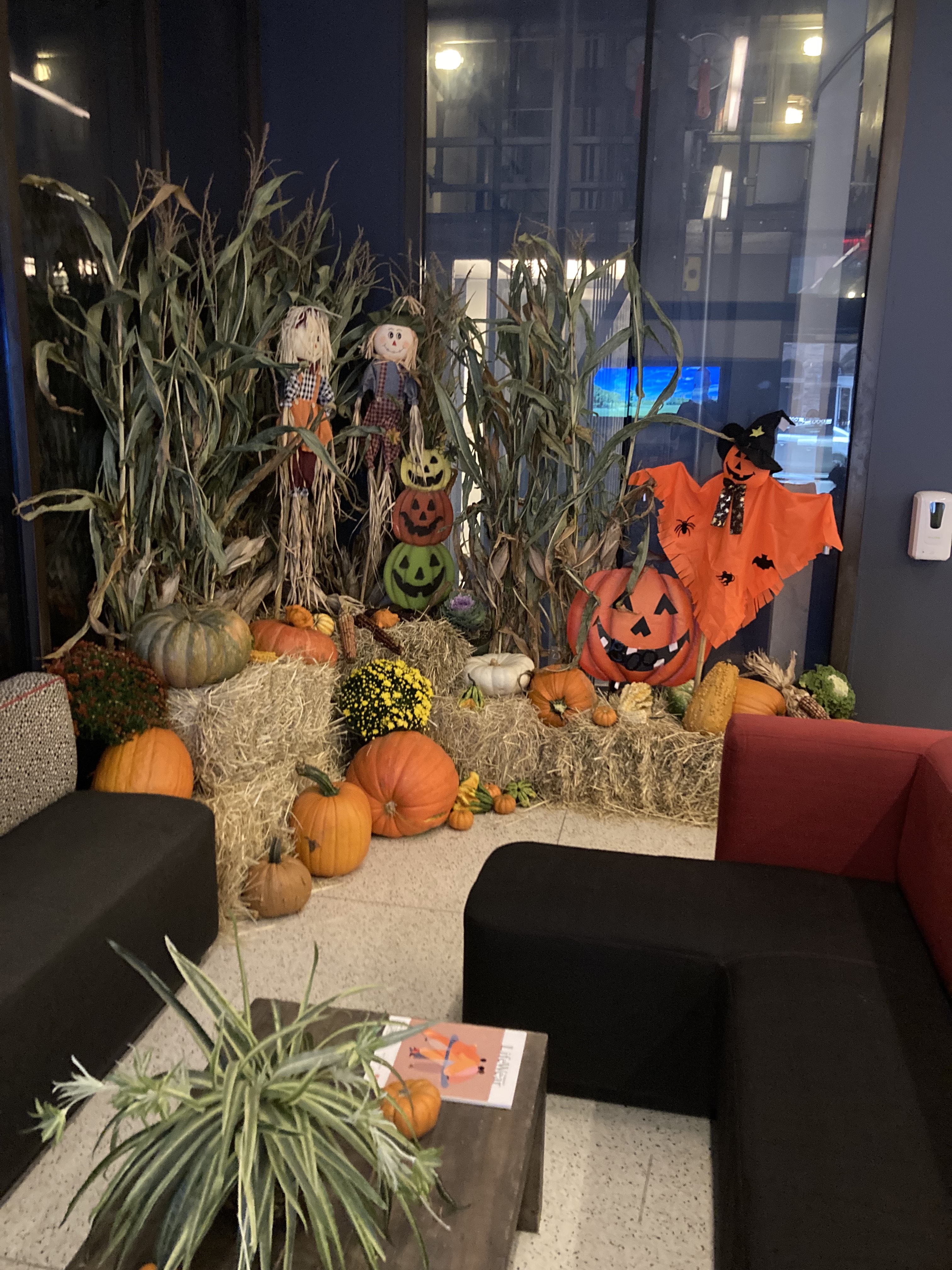 Everything is very festive here